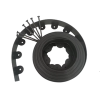 Bandes de bordure de pelouse en PVC 5*5cm/5*10cm Bordure de jardin Aménagement paysager