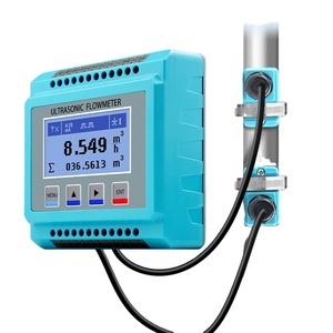 Hochpräziser Ultraschall-Durchflussmesser für 4-Zoll- und 6-Zoll-Rohre, Flüssigkeiten, Milch, Meerwasser, 4-20mA/RS485, Nicht-invasiver Wasserdurchflussmesser - Product Image 2