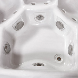 Spa de nage extérieur en acrylique de luxe avec <span class=keywords><strong>jacuzzi</strong></span> et baignoire de massage de fête avec lumières LED - Product Image 6