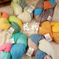 Colorful 100% Mercerized Wool Yarn Soft Chunky Crochet Thread Hand Knitting Tufting Lace Upholstery Fabric DIY Craft Wholesale