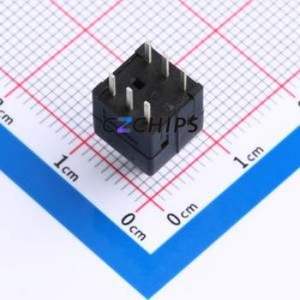 PS-8556DVB-6PL Push Button Switch Through hole Component (THT) Switch Self-Locking Rectangle Plunger 500mA 24V - Product Image 2