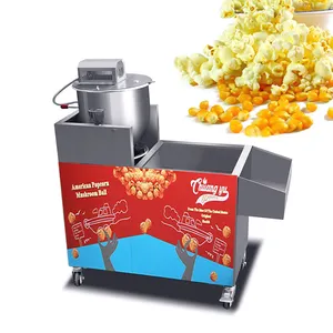 Large natürliche gas süße pilz popcorn mix mixer maschine
