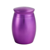 Urna Funeraria Pequeña de Metal, Resistente al Agua, con Sellado Hermético, Personalizada, de Aleación de Aluminio para Mascotas