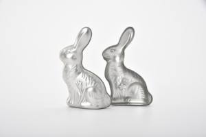 Forme 3D moderne grand décor vacances lapin étain personnalisé Pâques traiter boîte en métal nouvelle impression offset promotionnelle - Product Image 5