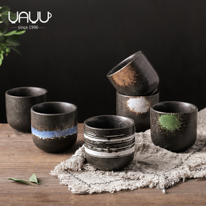 Tasse à café gravée personnalisée FENN tasse à café en céramique personnalisée gravée tasse à Matcha en céramique faite à la main avec tasses sans poignée - Product Image 1