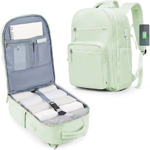 Women's <b>Backpack</b> Softback 14.9 In With Usb <b>Waterproof</b> Lightweight Travel Business <b>School</b> Casual Fashionable - Product Image 1