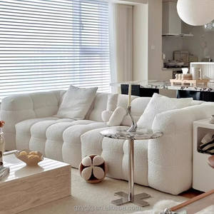 ผ้าวบีสำหรับ<span class=keywords><strong>บ้าน</strong></span>ขนาดเล็กสามคนโซฟายืดได้ลายลูกกวาดผ้าฝ้ายสไตล์ Nordic - Product Image 5