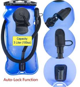 Vessie d'hydratation en TPU sans BPA de 2L 3 litres 100oz avec LOGO personnalisé, réservoir d'eau étanche - Product Image 2