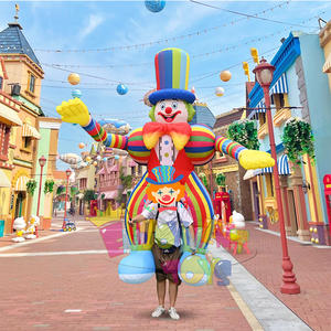 Guangzhou fábrica OEM nuevo diseño inflable desfile disfraz caminar inflable payaso bailando marioneta - Product Image 1