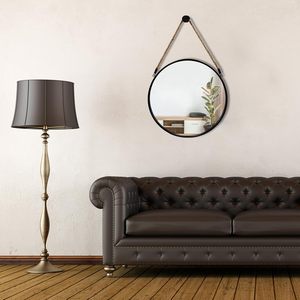 Phòng Deluxe Salon Nhỏ Gọn Kính Gương, Khung Màu Đen Tường Gạch Cho Phòng Tắm Trang Trí Nội Thất, Trang Trí Gương Với Máy Ảnh Tích Hợp - Product Image 2