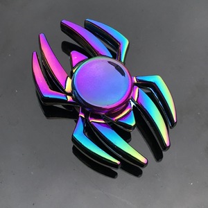 Bán buôn kim loại cầu vồng màu sắc <span class=keywords><strong>Tri</strong></span>-<span class=keywords><strong>Spinner</strong></span> ngón tay <span class=keywords><strong>Fidget</strong></span> <span class=keywords><strong>Spinner</strong></span> cho trẻ em - Product Image 5