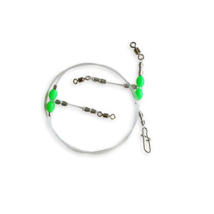Pêche Trace Leurres Fil De Pêche Rigs <span class=keywords><strong>Spinner</strong></span> Wire Leader 2 Bras avec Rigs - Product Image 5