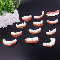 2025 vente chaude fête Cosplay décorations mock blague jouet Vampire dents Halloween prothèses fausses dents