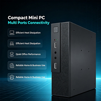 Boîtier de PC de bureau ITX mini efficace avec interface audio USB frontale, prend en charge les SSD de 2,5 pouces, coque en SPCC