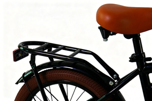 <span class=keywords><strong>Bicicleta</strong></span> Infantil <span class=keywords><strong>Vintage</strong></span> 2026 de 16 Pulgadas con Cuadro de Acero, Llantas de Aleación de Aluminio, Neumáticos Negros y Marrones, Ruedas de Entrenamiento, Portaequipajes Delantero/Trasero - Product Image 4