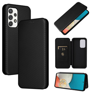 เคสโทรศัพท์หนังคาร์บอนสุดหรูสำหรับ Samsung Galaxy M14 A14 A24 A34 A54 A73 A53 A33 A13 A72 A52 <span class=keywords><strong>A31</strong></span> A32 - Product Image 1