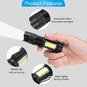 ไฟฉายขนาดเล็ก 60lm ไฟ LED แบบชาร์จได้ พวงกุญแจไฟฉาย ไฟฉุกเฉิน ขายดี ไฟฉายขนาดจิ๋ว ไฟติดตัว สวิตช์ไฟ สำหรับตั้งแคมป์ - Product Image 4