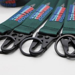 Lanière personnalisée promotionnelle en nylon avec impression sérigraphique 3D, porte-clés, cadeau pour événements de bande dessinée, Comic Con, souvenir - Product Image 2