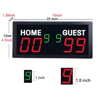 Affichage numérique électronique de score pour les sports de ballon rechargeables, avec enregistrement des scores, pour le basketball, le tennis, le volleyball