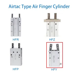 Cylindre pneumatique à doigt de pince pneumatique de style angulaire Type Airtac HFTY HFY 6/10/16/20/25/32 Cylindre de préhension