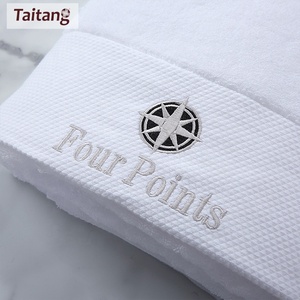 Taitang, venta al por mayor, Toalla de <span class=keywords><strong>baño</strong></span> de lino para <span class=keywords><strong>baño</strong></span>, Hotel blanco, <span class=keywords><strong>toallas</strong></span> de <span class=keywords><strong>baño</strong></span> de 100% algodón - Product Image 5