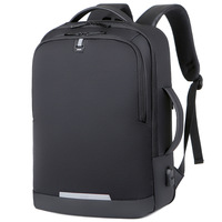 Sac à dos extensible de haute qualité pour ordinateur portable 15,6 pouces, imperméable, pour affaires et voyages, fournisseur de logo personnalisé