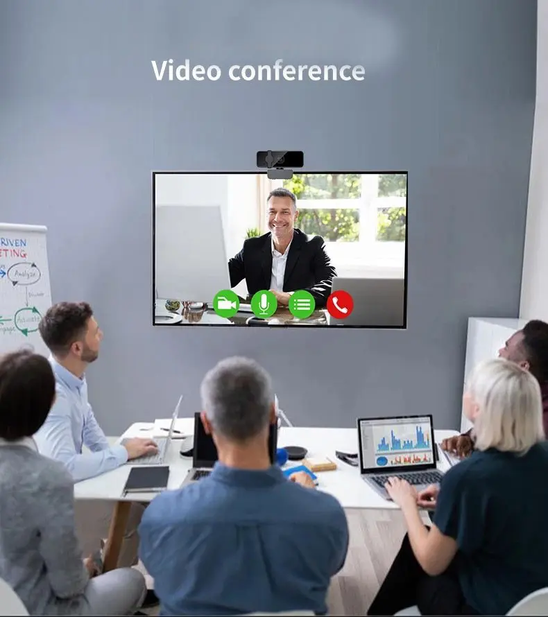 Веб-камера 1080p Full HD онлайн веб-камера с микрофоном для конференц-связи
