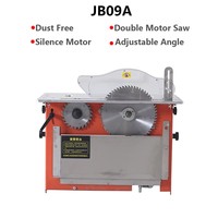 Scie à table verticale à double lame Jackbond Mobile JBT600, système d'extraction des poussières pour le travail du bois, pliable, 220V 5.8kW