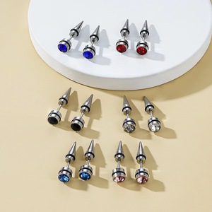 Zaya Body Jewelry Par de Túneles y Plugs de Acero Inoxidable 316L para Agrandamiento de Orejas, Kit de Calibres 1/2 9/16 00g-14g (9/16") - Product Image 5
