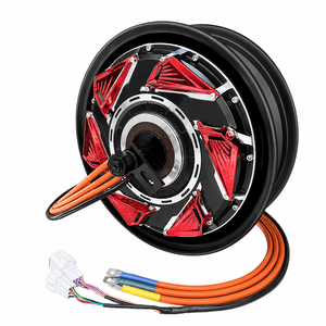 Motor QSMOTOR de 12 Pulgadas V5 5000W 45H48-96V, Motor de Freno de Disco Impermeable con Imán Permanente de CC sin Escobillas para Bicicletas Eléctricas - Product Image 4