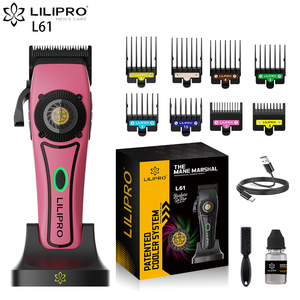 LILIPRO THE MANE MARSHAL L61 <span class=keywords><strong>Macchinetta</strong></span> <span class=keywords><strong>Professionale</strong></span> per Barbiere Senza Fili, Motore ad Alta Velocità, Lama per Taglio Capelli - Product Image 1