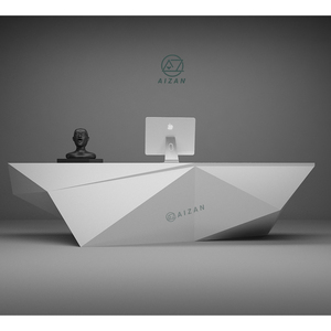 Ideas de Mostradores de Recepción Modernos Blancos de Gran Venta en 2026, Diseño Interior Moderno, Escritorio de Oficina, Mesa de Recepción - Product Image 5
