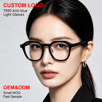 Kacamata Klasik Retro Fashion Ringan Sunray Wholesale untuk Pria Wanita, Engsel Pin CP, Anti-Blue Light, Siap Pakai (Resep)