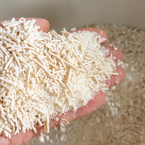 Litière pour chat biodégradable Kitten Safe, mélange de tofu et de manioc, matière première en fibres naturelles de qualité alimentaire, sable pour chat OEM - Product Image 6