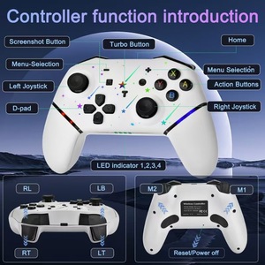 New Glowing RGB Lighting Effect Gamepad Gaming <strong>Controllers</strong> for Ios Android Computer <strong>PC</strong> and Switch - Product Image 6