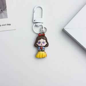 Porte-clés léger <span class=keywords><strong>en</strong></span> plastique motif <span class=keywords><strong>sirène</strong></span> de dessin animé, neige et glace, mignon pour <span class=keywords><strong>petite</strong></span> fille, idéal pour sac d'écolière, sac à cœur pour fille, cadeau pour meilleure amie - Product Image 5