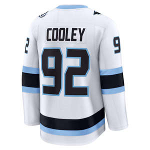 Jersey de hockey sobre hielo de Utah 2025-#9 Keller #92 Cooley #77 Peterka blanco 100% poliéster cosido bordado logotipos uniforme - Product Image 6