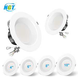 ไฟดาวน์ไลท์ขนาด 6 8 10 นิ้ว สต็อกอเมริกา 5CCT 13W - 40W ไฟ LED COB แบบฝังเพดานสำหรับใช้งานในอาคารเชิงพาณิชย์ - Product Image 1