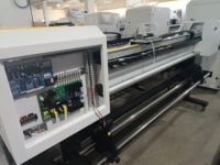 Printer Sublimasi Kain Digital Inkjet Format Besar 1.8m 1.9m 6ft Otomatis Bersihkan dan Lembabkan Dengan xp600 i3200