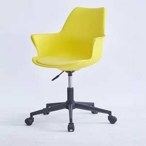 Chaise de salle à manger pivotante de loisirs au design moderne avec coussin, idéale pour le bureau ou le restaurant - Product Image 1