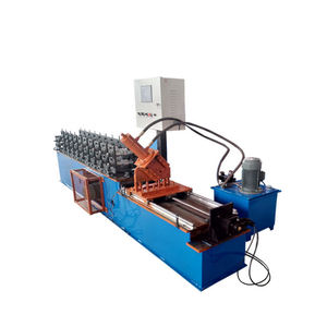 드라이월 메탈 스터드 C U 채널 롤 포머 경량 케일 스터드 트랙 C 채널 스틸 롤 포밍 머신 - Product Image 1