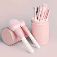 Organisateur de pinceaux de maquillage Beauty Planet, multifonctionnel, anti-poussière, logo personnalisé, portable, seau de rangement pour pinceaux de maquillage en PU