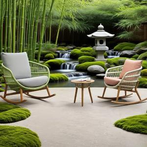 Combinaison <span class=keywords><strong>de</strong></span> mobilier <span class=keywords><strong>d</strong></span>'extérieur pour balcon cour villa loisirs design moderne chaise en rotin à dossier haut <span class=keywords><strong>canapé</strong></span> en teck - Product Image 5