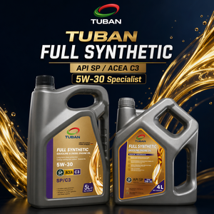 <span class=keywords><strong>Aceite</strong></span> de Motor Sintético TUBAN 5W-30 API SP ACEA C3 para Motores de Gasolina y Diésel - 4L/5L Pedido de Prueba y Marca Privada OEM - Product Image 1