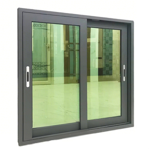 Nhà máy tùy chỉnh thiết kế cao an ninh chống trộm cửa sổ Net ban công nhôm trượt cửa sổ trượt cửa sổ kính - Product Image 1