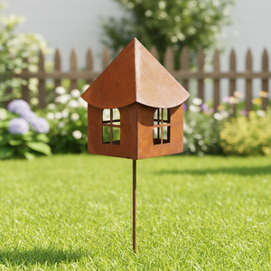 Mangeoire à oiseaux résistante aux écureuils JH-Mech, facile à démonter et à installer, grande capacité de transport, mangeoire à oiseaux en métal - Product Image 1