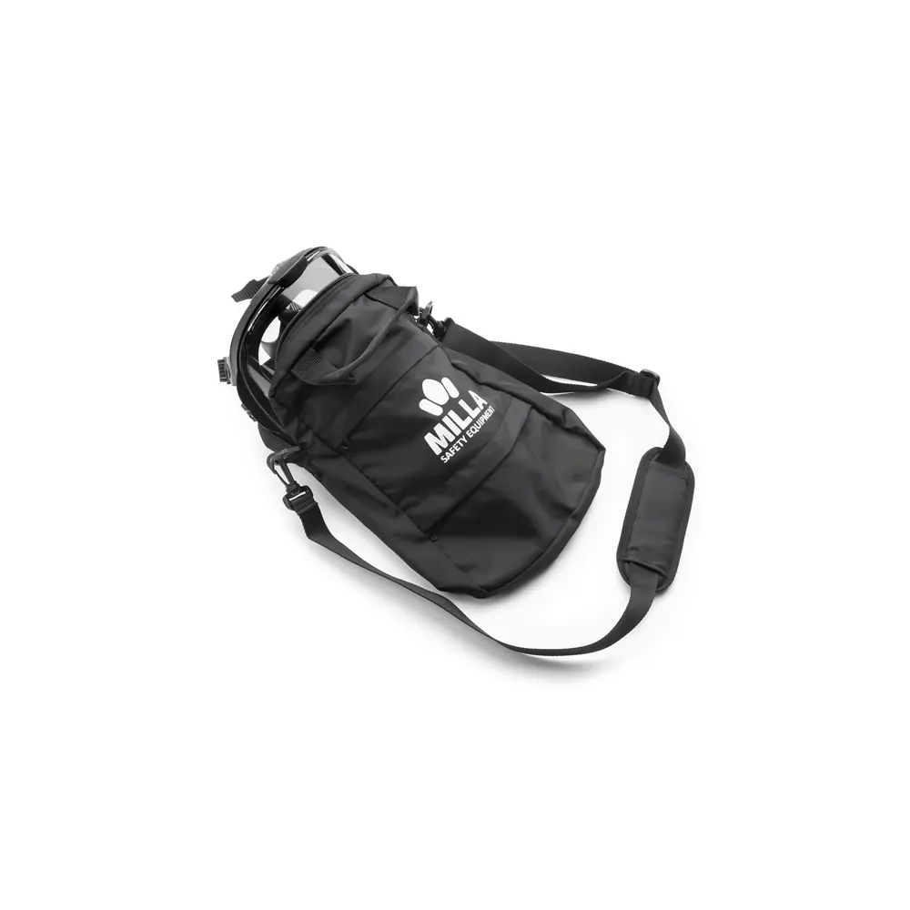 Venda quente Italiano Premium Poliéster Zipper Fechando Full Face Máscaras Carry Bag Com Bolso Interior Para Filtro