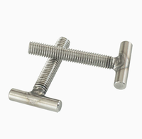 Vis à tête en T filetée M4 en acier inoxydable 304 sur mesure, longueur 500 mm, fixation à tête de marteau pour profilé aluminium OEM