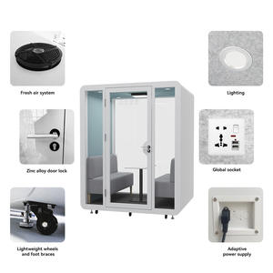 Ghế sofa phòng họp riêng, ghế sofa cao lưng, ghế sofa văn phòng hiện đại, ghế sofa dạng pod - Product Image 2