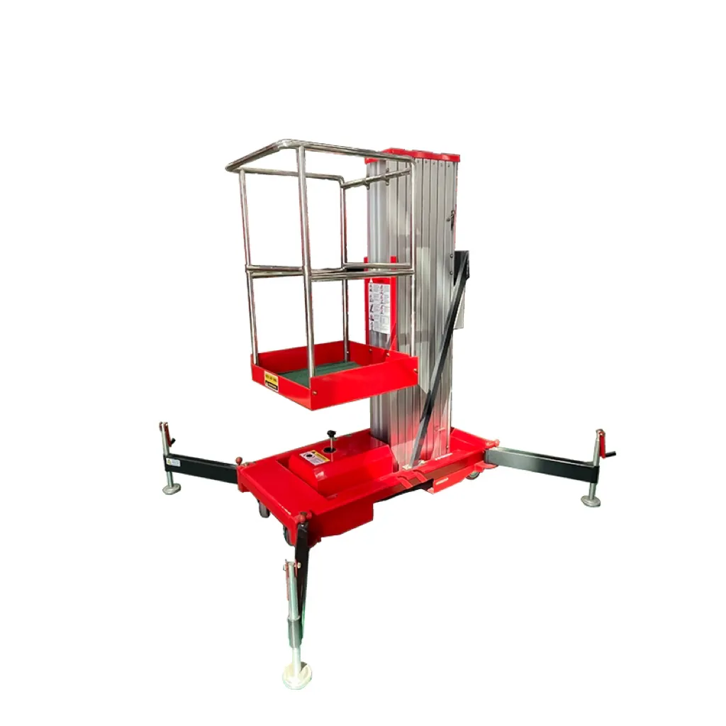 Telescopic Hydraulic Lift Table Aluminum Alloy Aerial Work Lift Platform